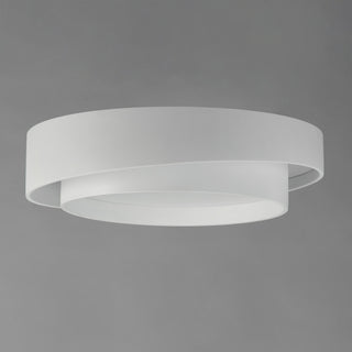 ET2 E51042 Ziggurat 20"W LED Flush Mount Drum Ceiling Fixture - White