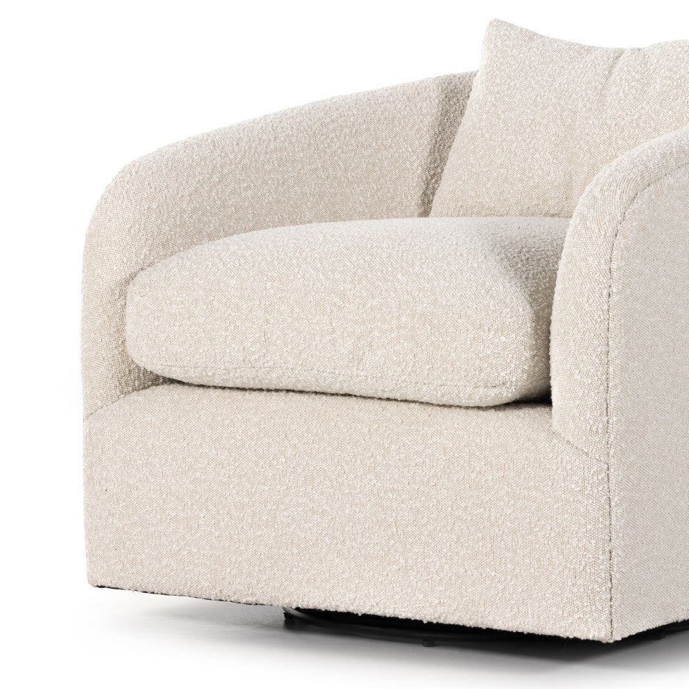 Topanga Swivel Chair-Knoll Natural