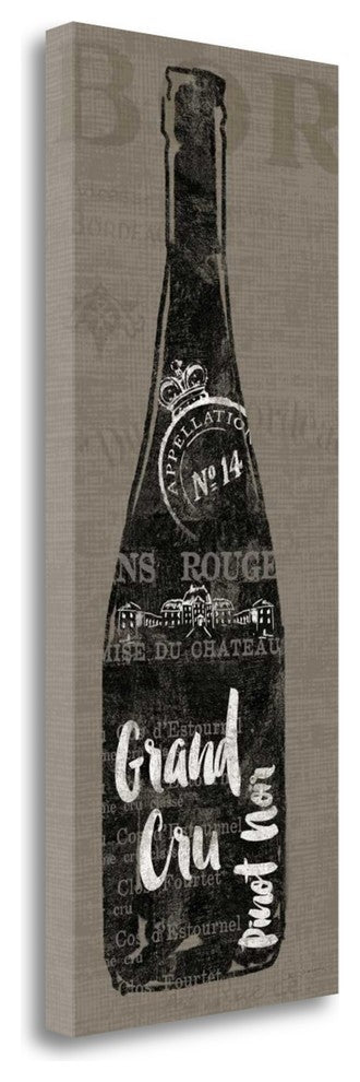 "Linen Wine I" By Sue Schlabach, Giclee Print on Gallery Wrap Canvas