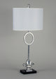 table de lis Silver Leaf Table Lamp