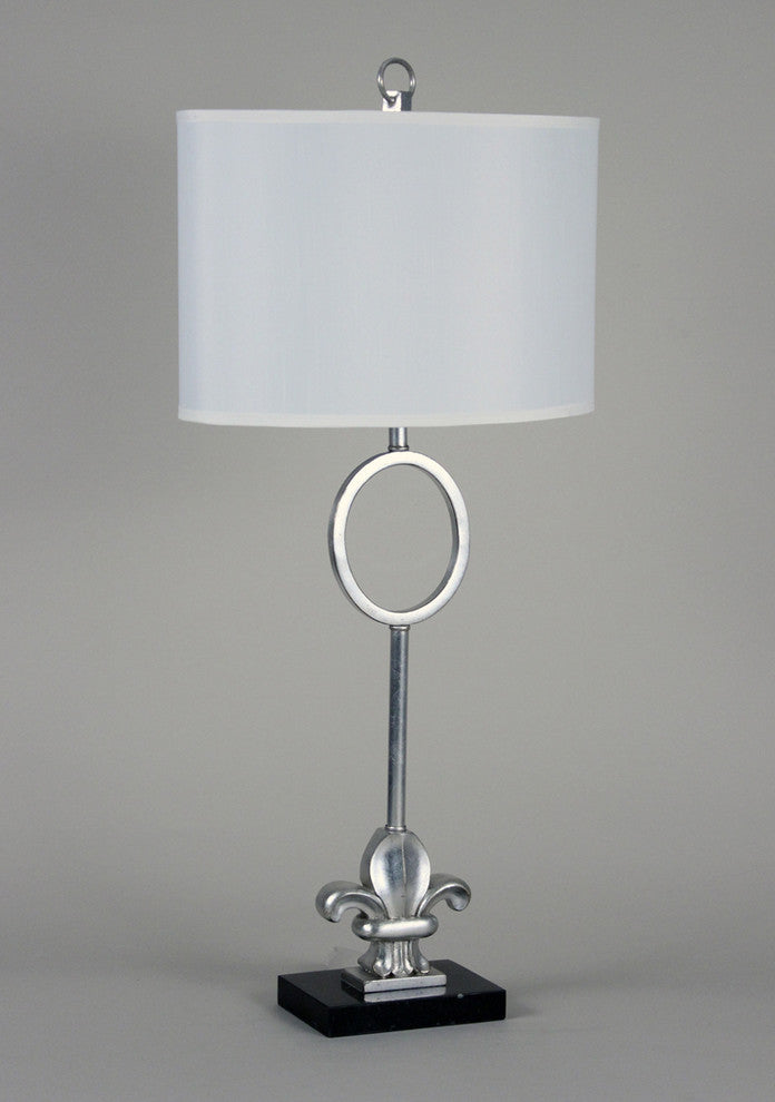 table de lis Silver Leaf Table Lamp