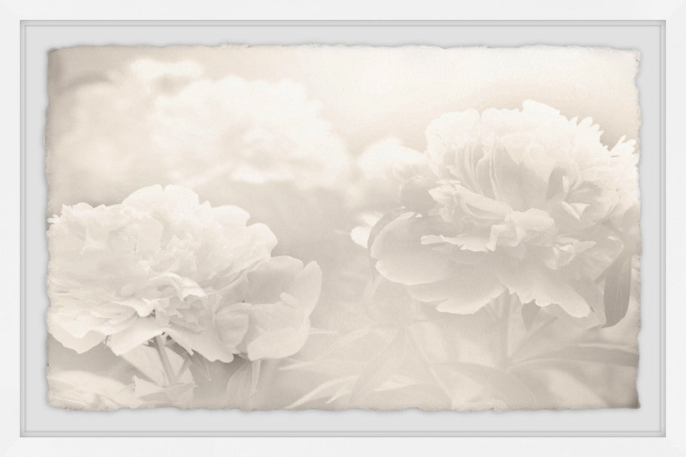 "Peony" Framed Painting Print, 18"x12"