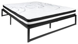 Queen Bed Frame and Mattress Set