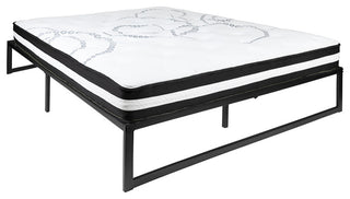 Queen Bed Frame and Mattress Set