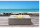 Pyromania Monument Concrete Fire Pit Table, 41"x41", Slate, Propane