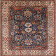 Ahgly Company Indoor Square Mid-Century Modern Area Rugs, 5' Square