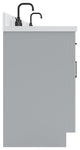 Ariel Hepburn 60"  Double Oval Sinks Vanity, Carrara Quartz