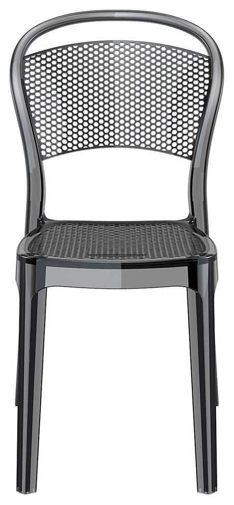 Compamia Bee Dining Chairs, Set of 2, Transparent Black