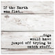 Ready2HangArt 'Flat Earth-Dog' Wrapped Canvas Animal Wall Art, 30"x30"
