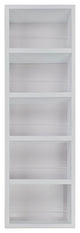 Citrus White Enamel On the Wall Spice Rack 35"h x 14"w x 4.5"d