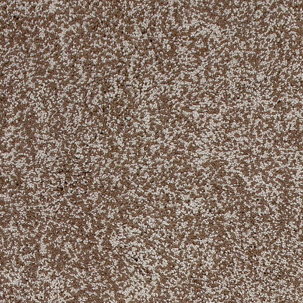 HomeRoots 7' x 9' Polyester Beige Heather Area Rug