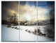 "Snow Storm in Spain" Photography Metal Wall Art, 3 Panels, 36"x28"