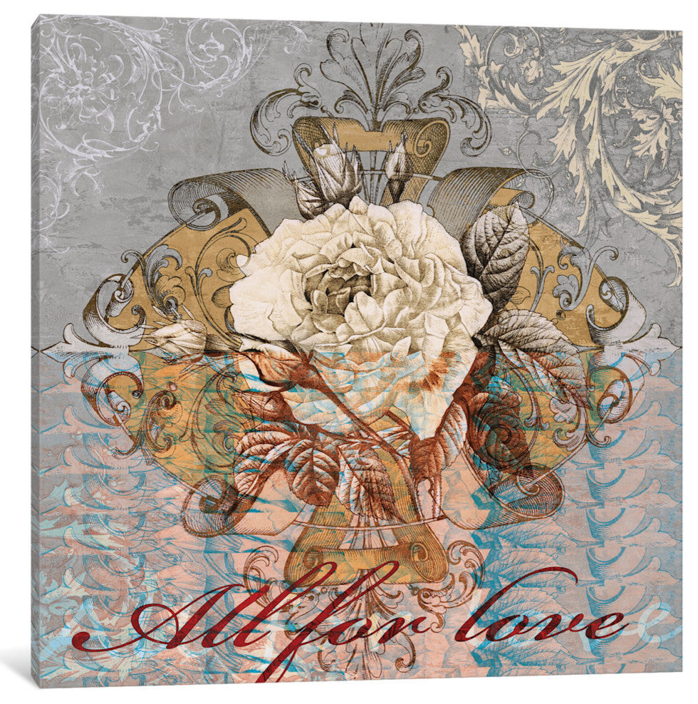 "All for Love" by Brandon Glover, Canvas Print, 12"x12"