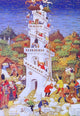 Master of Bedford Building of the Tower of Babel Gallery Wrapped Canvas Print