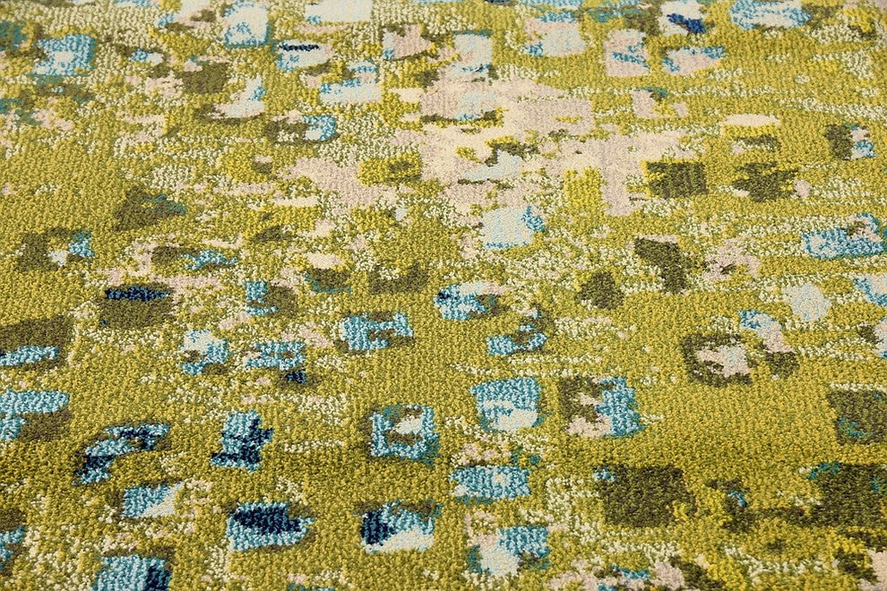 Unique Loom Green Jardin Ivy 5' 0 x 8' 0 Area Rug