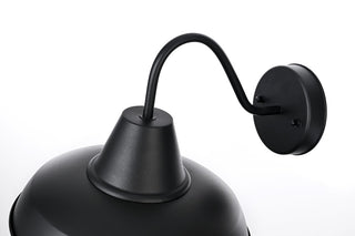 Home Living 15" Outdoor Wall sconce, Black