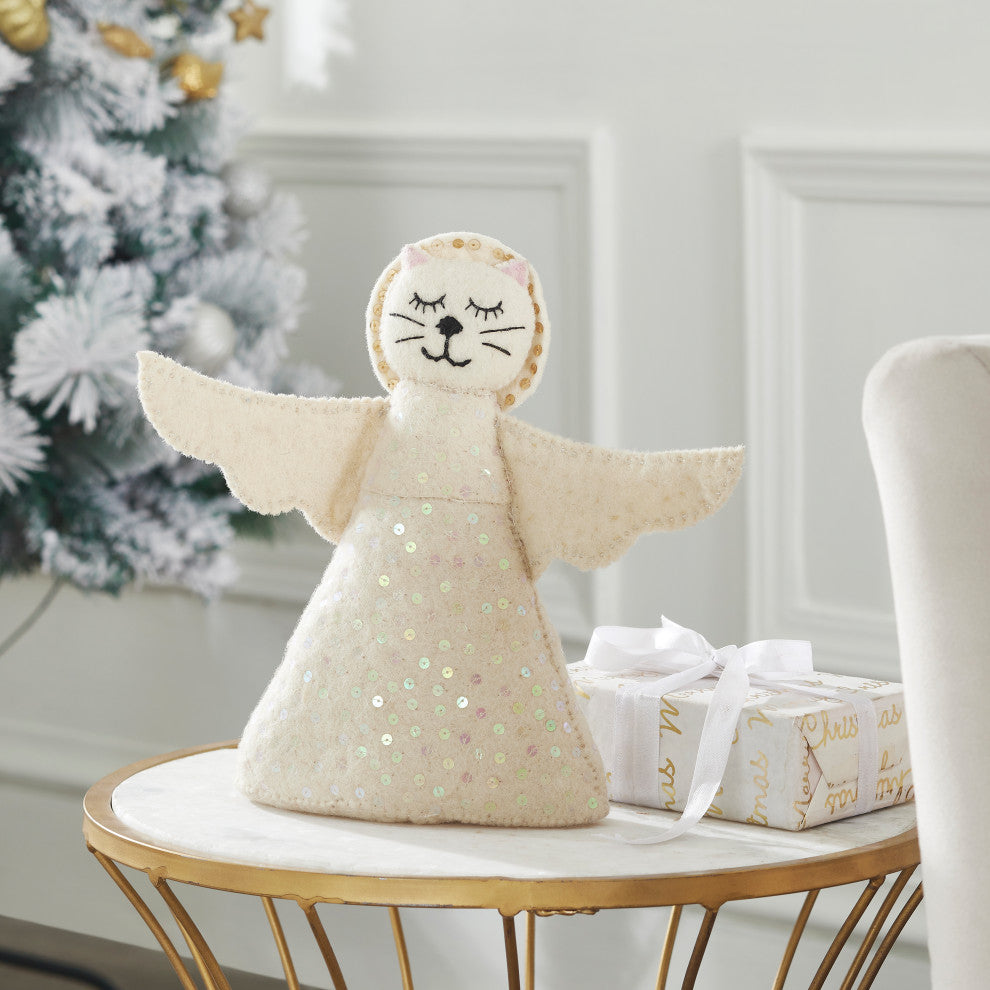 Cat Angel Christmas Tree Topper