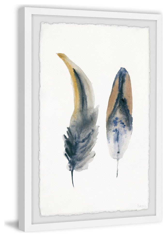 "Fluffy Feathers" Framed Painting Print, 8"x12"