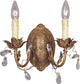 Maxim Elegante 2-Light Etruscan Gold Wall Light