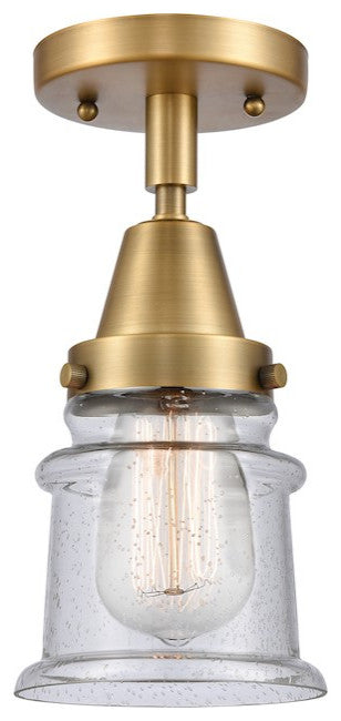 INNOVATIONS LIGHTING 447-1C-BB-G184S-LED Small Canton Flush Mount