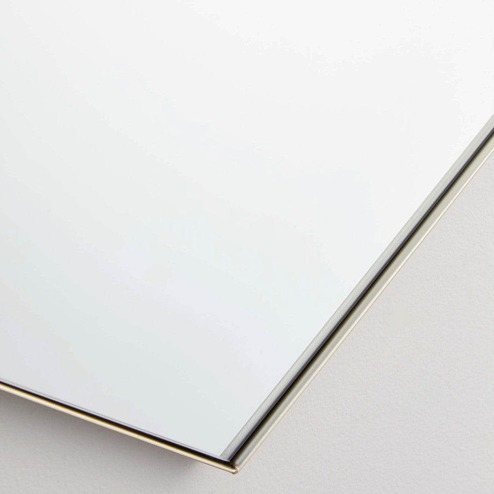 Quorum International 13-2434 Hexigon 24" W x 34" H Modern - Silver