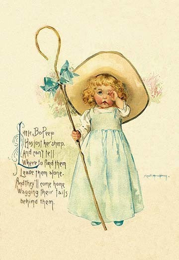 Little Bo Peep- Fine Art Giclee Print 24" x 36"