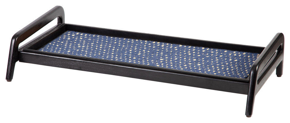 Single-Tier Black Stand With 3-Pair Rubber Boot Tray K.C. Whistle