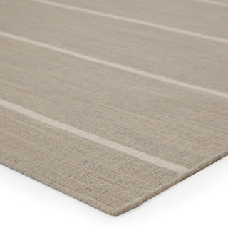 Jaipur Living Cape Cod Handmade Striped Gray/ White Runner Rug 2'6"X8'