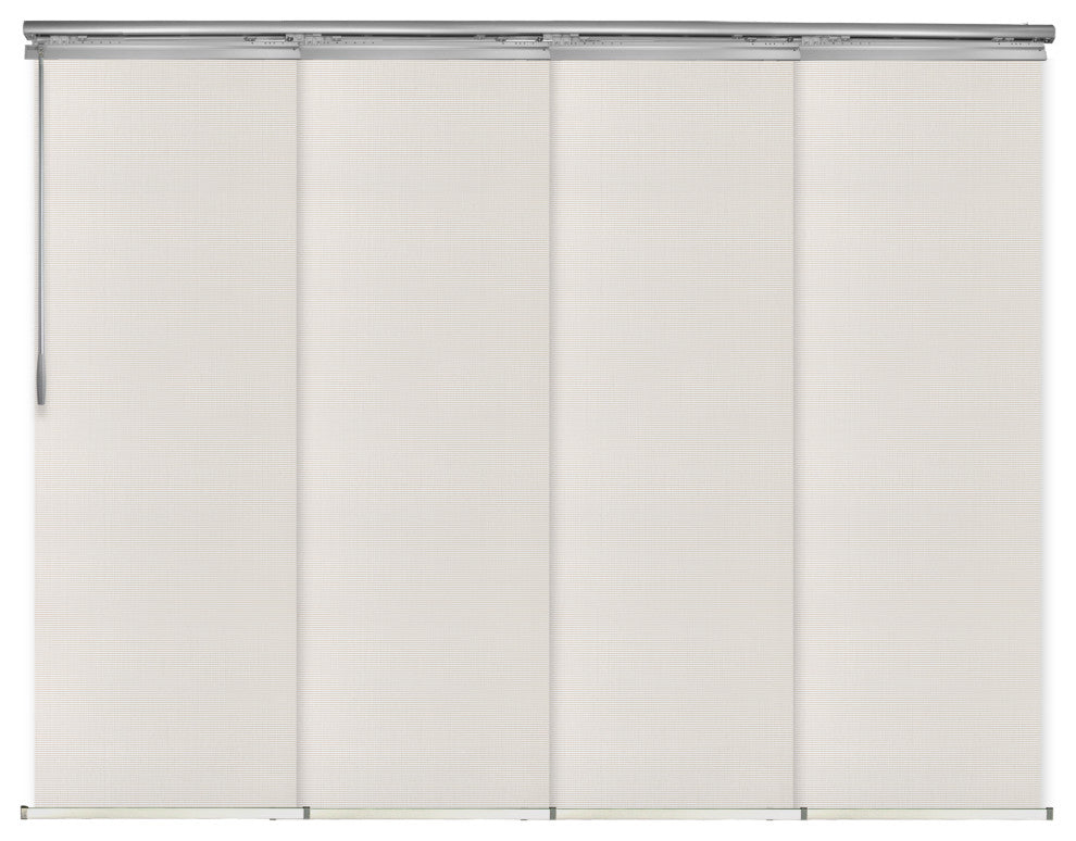 Nikolina 4-Panel Track Extendable Vertical Blinds 48-88"W
