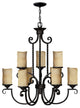 Hinkley Casa Large Two Tier, Olde Black
