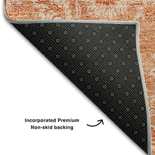 Premium Machine Washable Mayfield AMF662 Salmon 9' x 12' Rug
