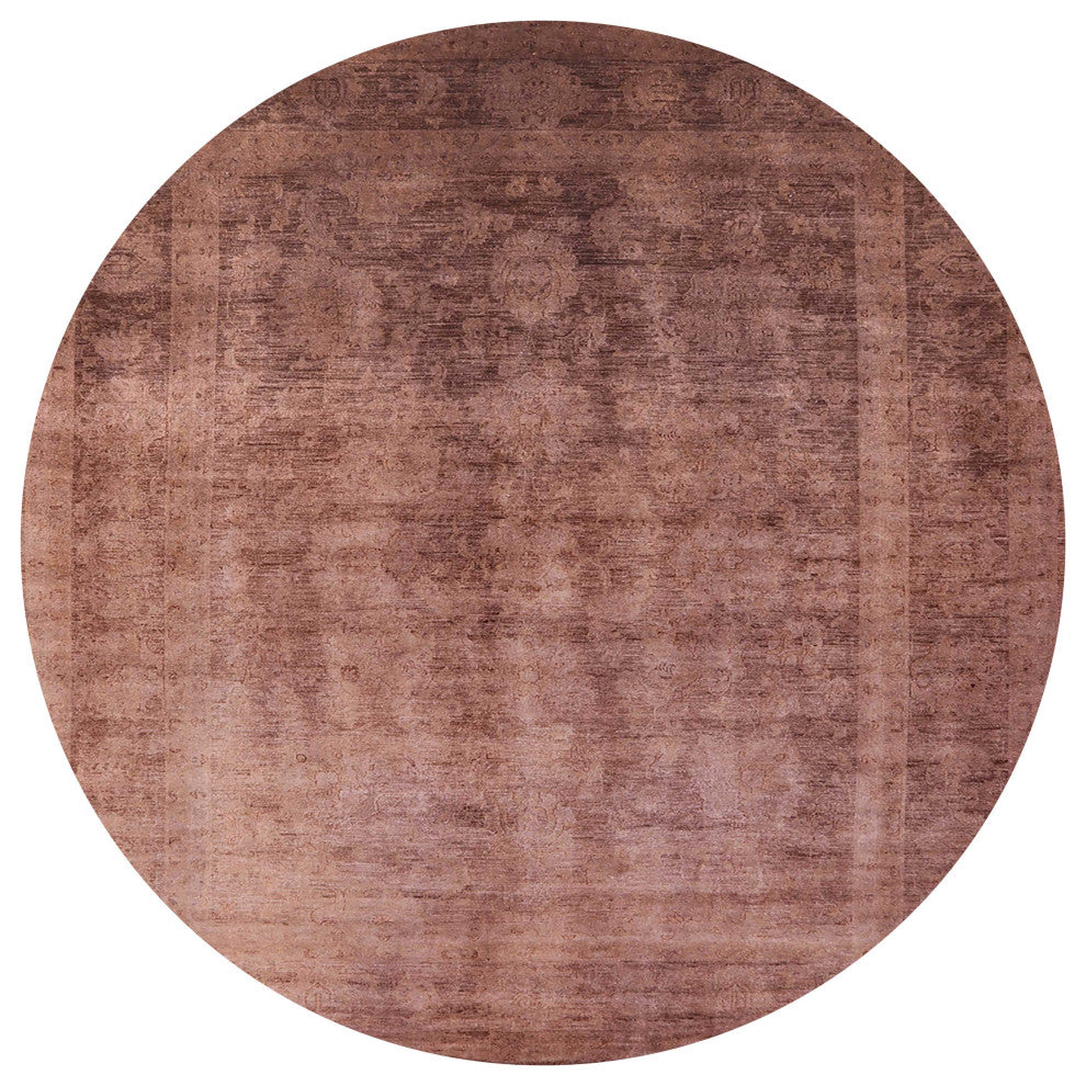 Ahgly Company Indoor Round Mid-Century Modern Area Rugs, 5' Round
