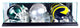 Triple Mini Football Helmet Display Case, Black
