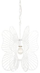 .-     Monarch Butterfly 1-Lt Pendant - White