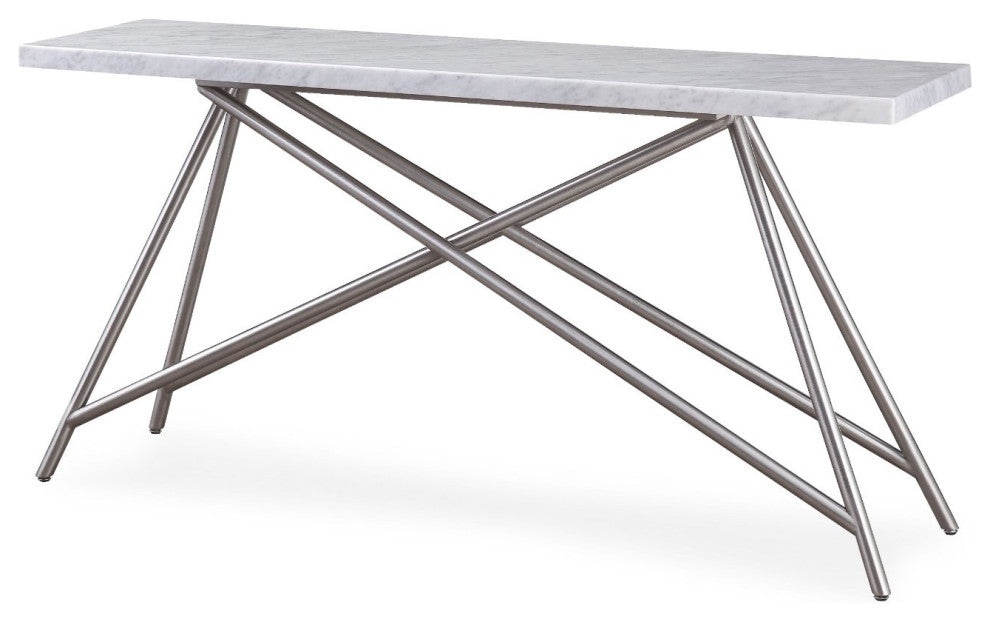 Modus Coral Console Table in Marble