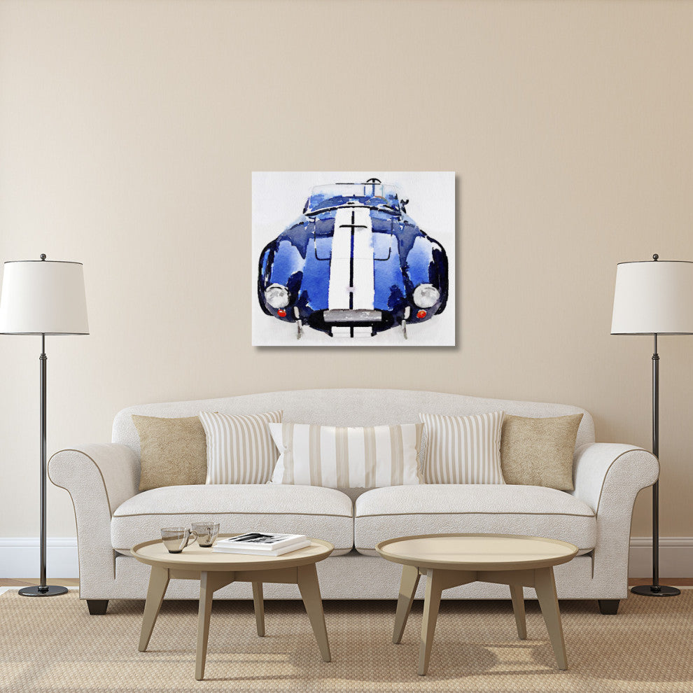"1962 AC Cobra Shelby Watercolor" Fine Art Print