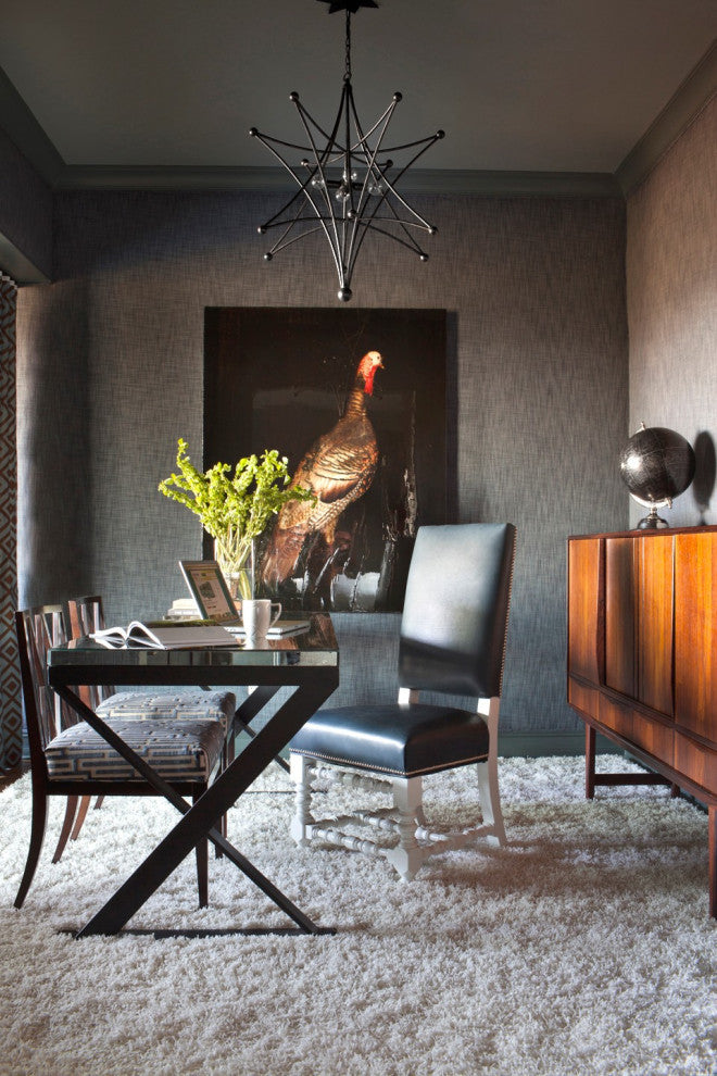 Astro 4-Light Black Chandelier