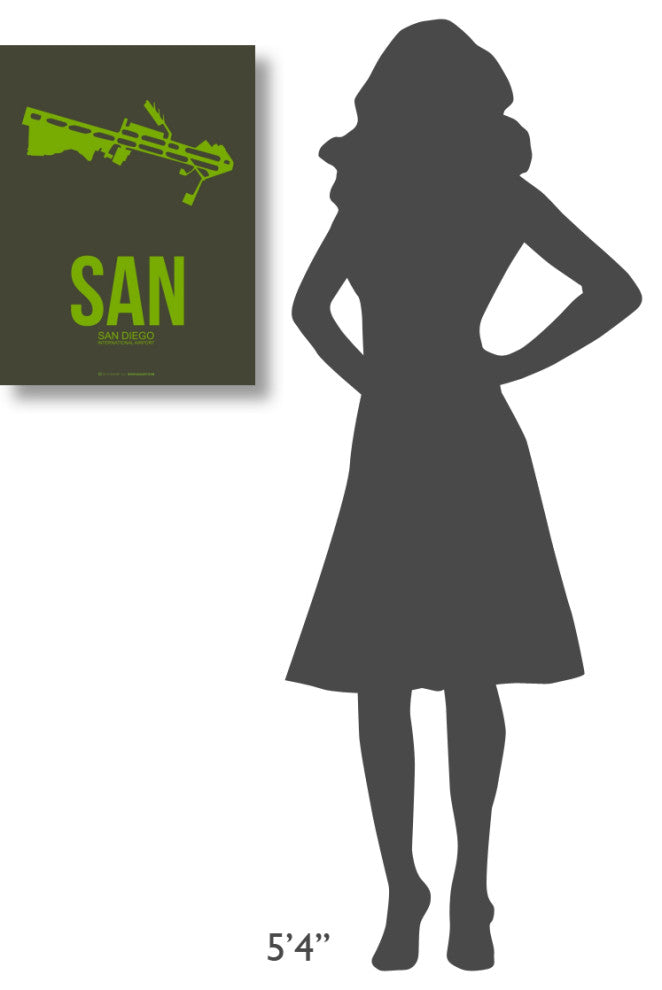"SAN San Diego Poster 2" Fine Art Print