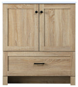 Home Living 30" Single Bathroom Vanity, Mango Wood