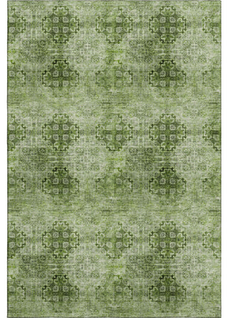 Premium Machine Washable Mayfield AMF557 Olive 3' x 5' Rug