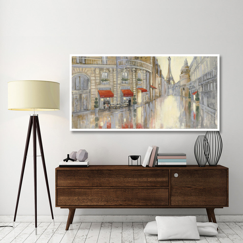 "Touring Paris" Digital Paper Print by Julia Purinton, 74"x38"