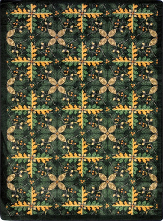 Kaleidoscope Rug, Tahoe, 7'8"x10'9", Pine