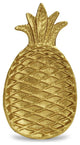Golden Cast Iron Pineapple Centerpiece Shallow Bowl