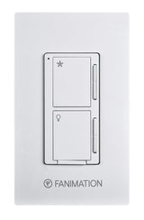 Wall Control, Fan 3 Speeds and Dimming Light, White