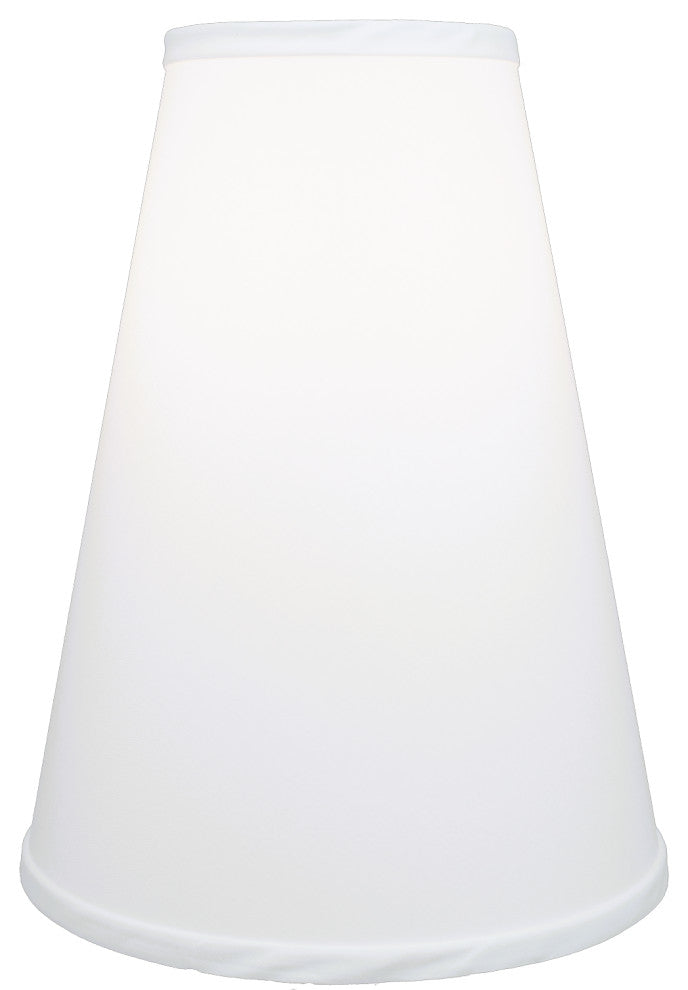 Fenchel Shades 5"x10"x13" Spider Attachment Empire Lamp Shade, Linen White