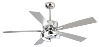 52 in. Modern LED Ceiling Fan with Reversible DC Motor and Blades
