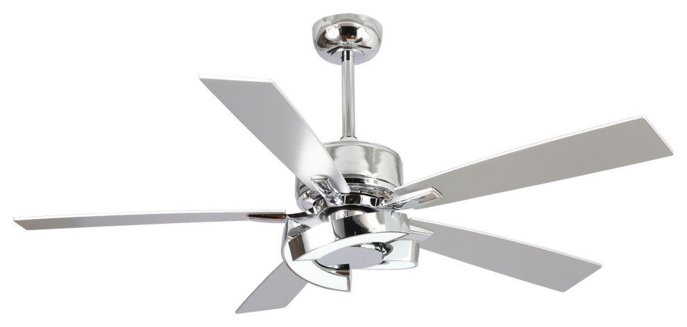 52 in. Modern LED Ceiling Fan with Reversible DC Motor and Blades