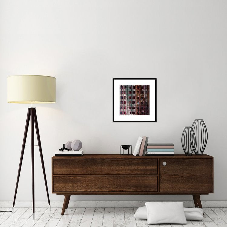"The Trapped Illusion" Framed Digital Print by Gilbert Claes, 24x24"