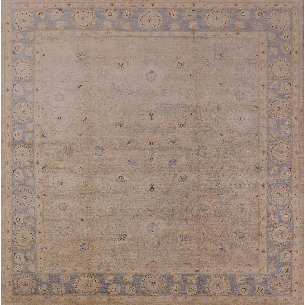 Ahgly Company Indoor Square Mid-Century Modern Area Rugs, 4' Square