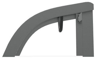 Adirondack Sling Outdoor Ottoman, Destiny Steel/Graphite